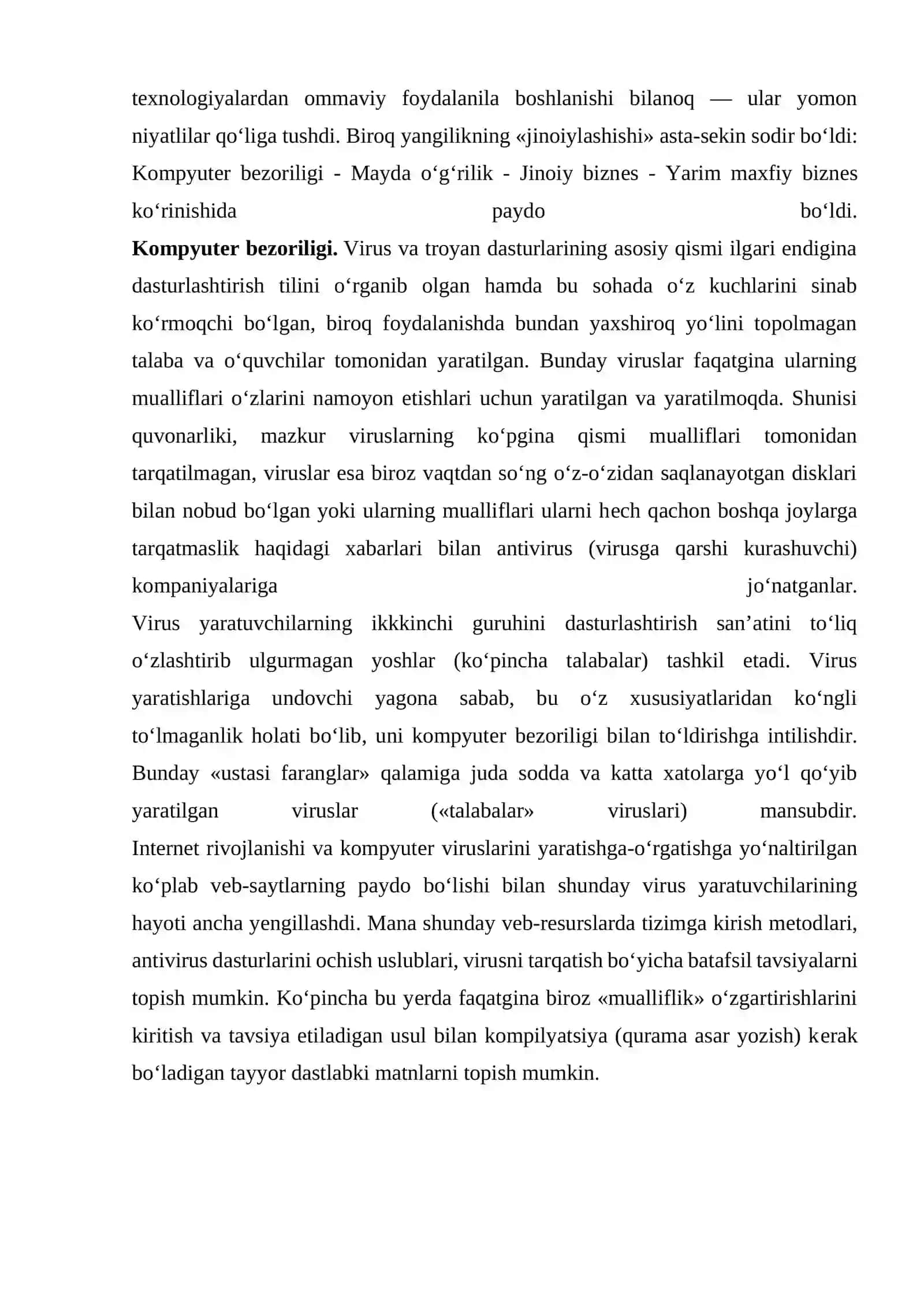 Kompyuter tarmoqlariga ruxsatsiz kirish va buzish 3