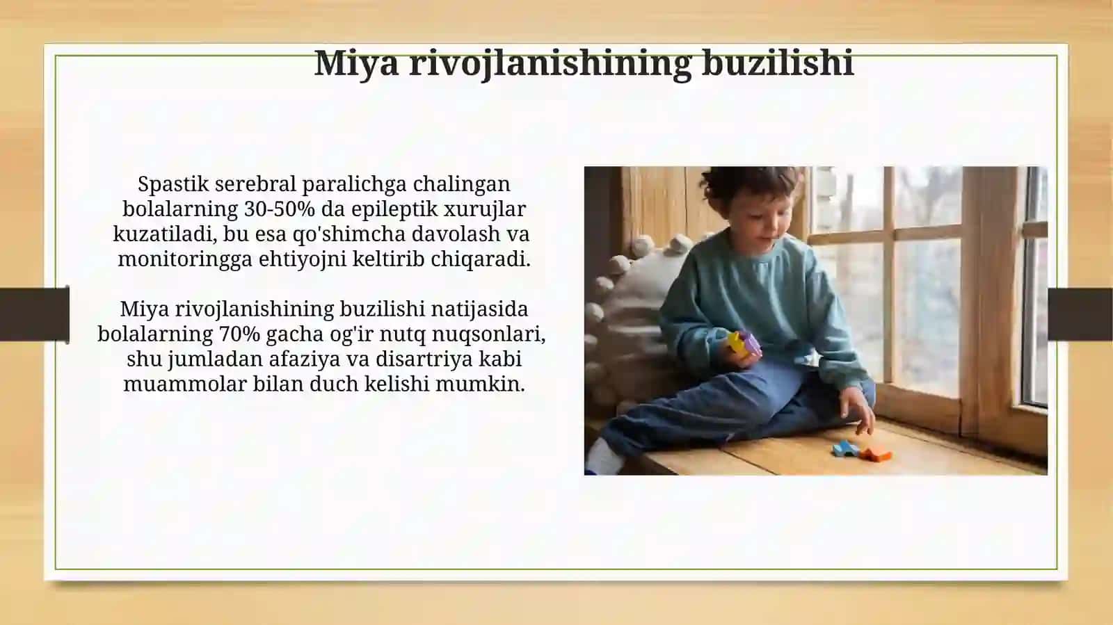 Miya rivojlanishining buzilishi 3