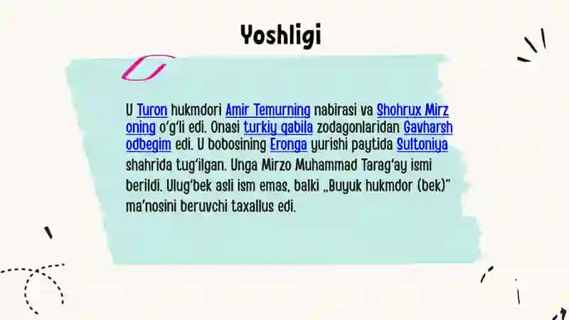 Mirzo Ulug’bek 3