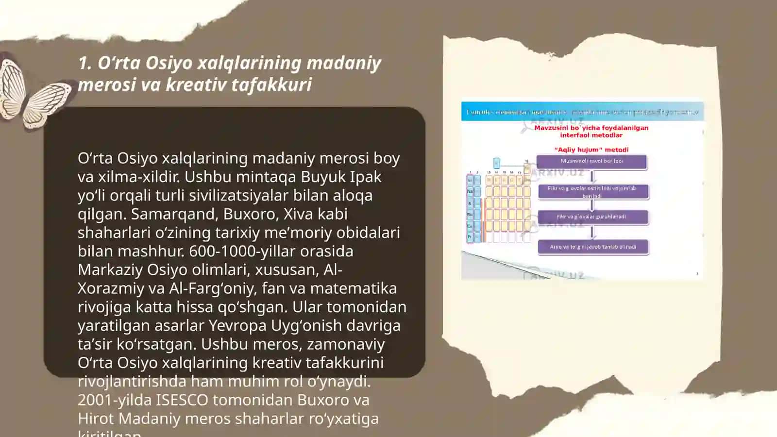 Oʻrta Osiyo xalqlari va sharq olimlarining kriativligi haqidagi nazariyalari va metodlari 3