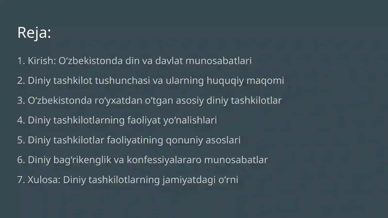Diniy tashkilotlar faoliyati 3
