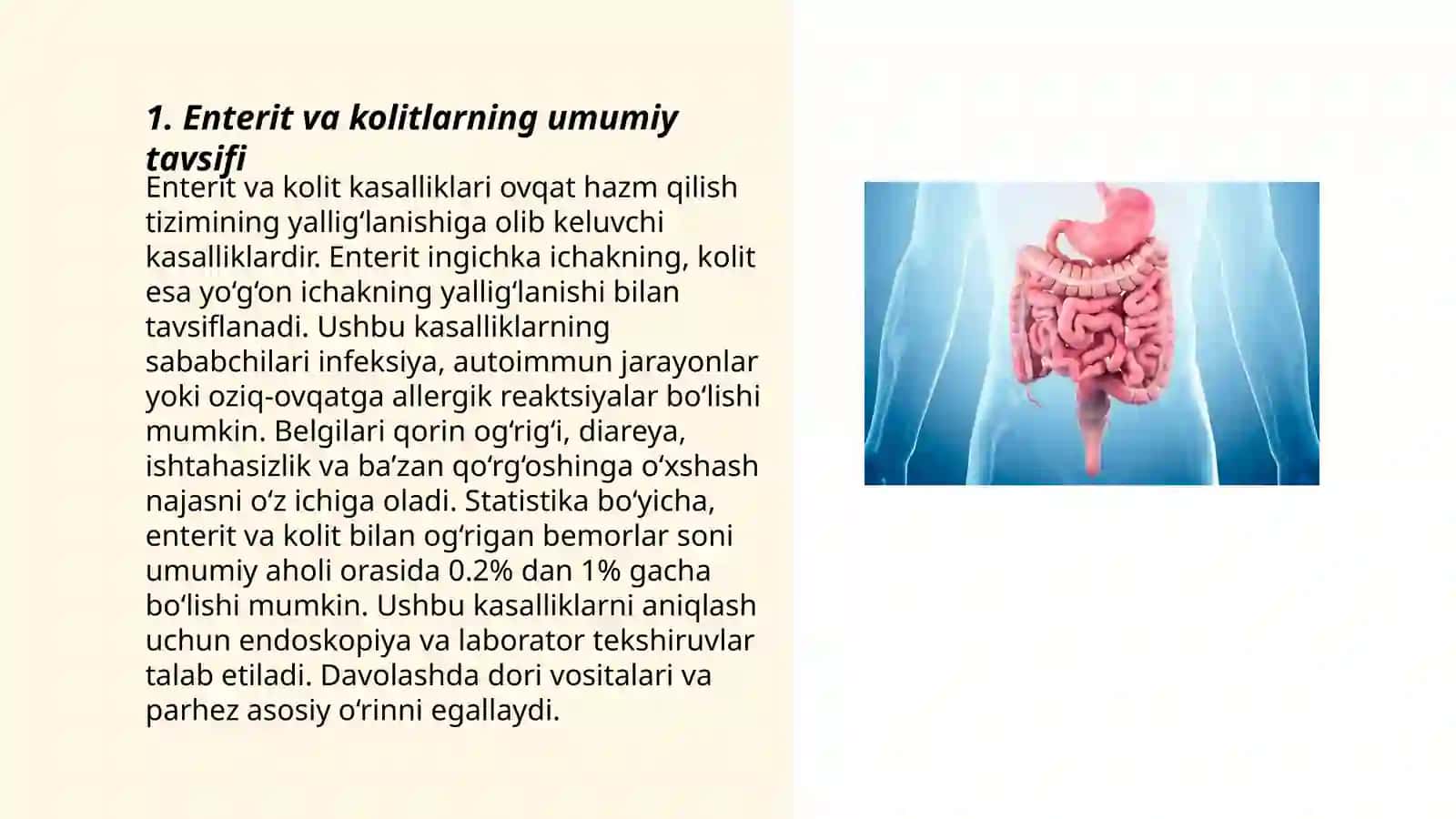 Enterit va kolitlar simptomatologiyasi 3