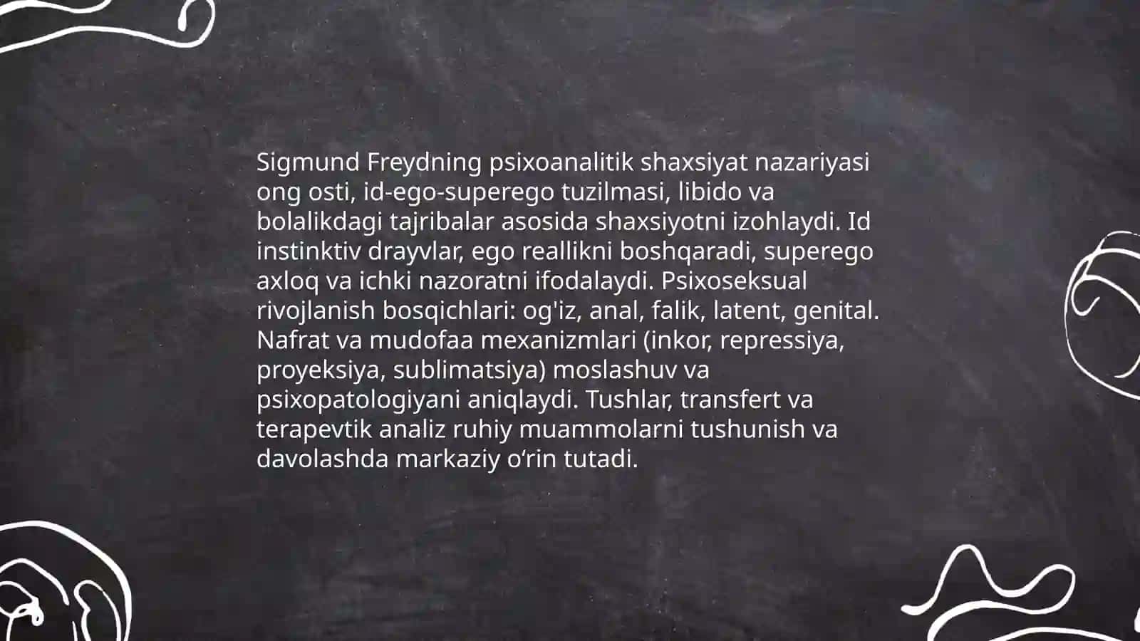 Chet el psixologiyasi shaxs nazariyalari 3