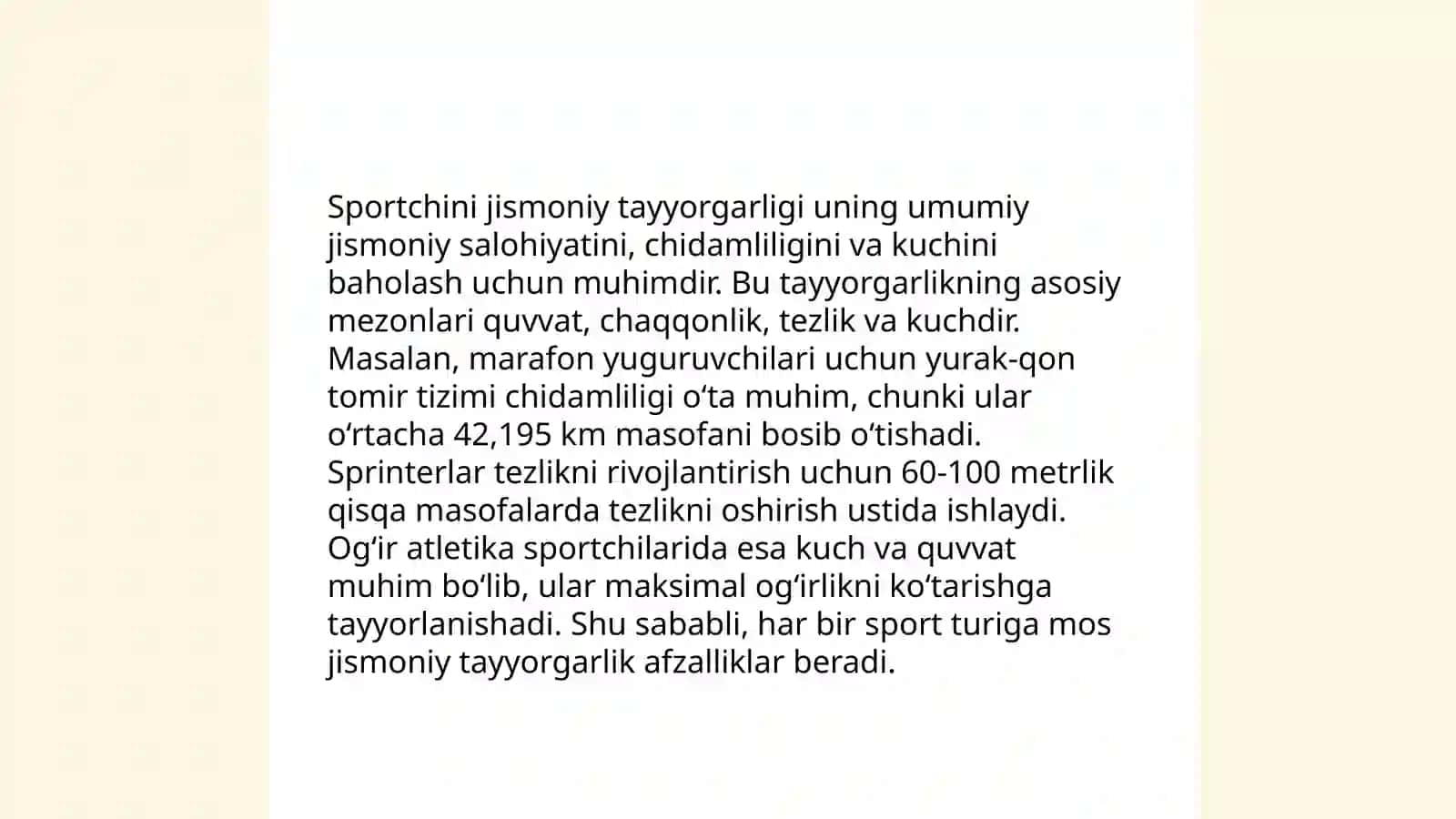 Sportchilaring texnik va taktik tayyorgarligi 3