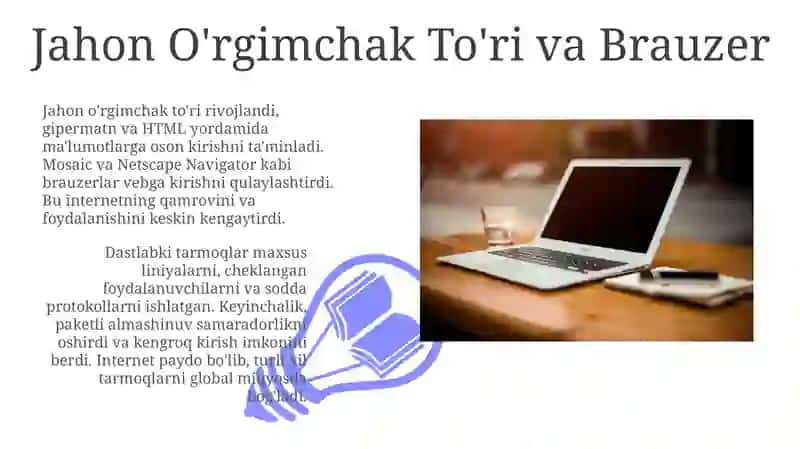 Kompyuter tarmogʻining rivojlanish bosqichlari 3