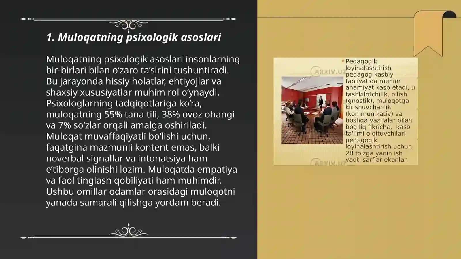 Pedagogik faoliyatda muloqat 3