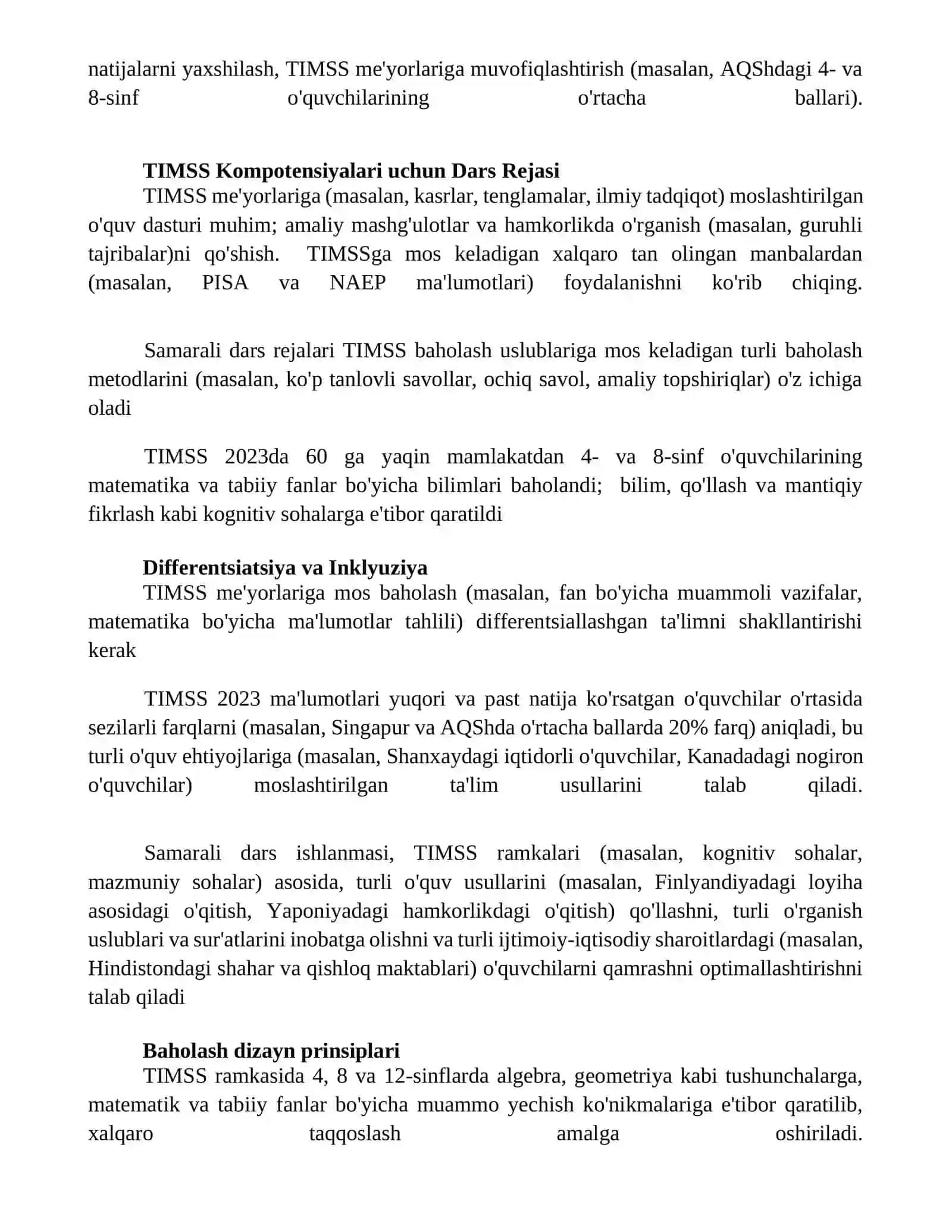 TIMSS xalqaro baholash dasturi asosida zamonaviy darslarni loyihalashtirish 3