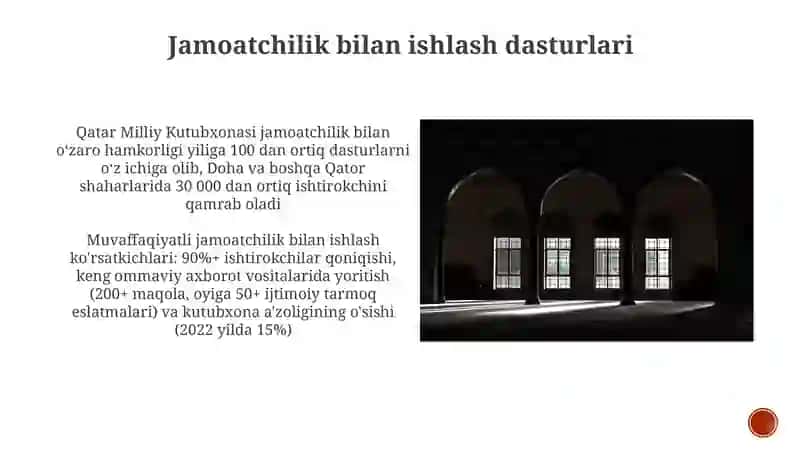 Jamoatchilik bilan ishlash dasturlari 3
