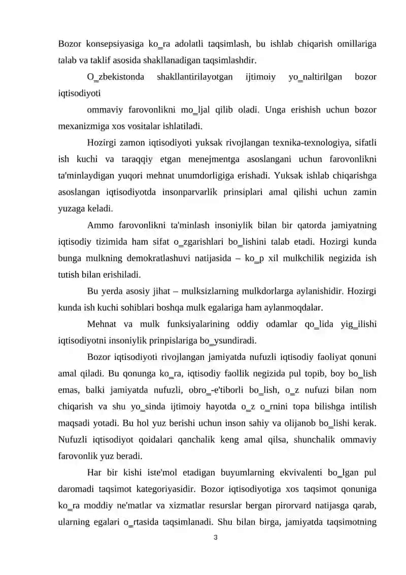 Daromadlarni qayta taqsimlash, boylik, iqtisodiy siyosat, jamiyatnng ijtimoiy sohasi va davlatning ijtimoiy siyosati 3