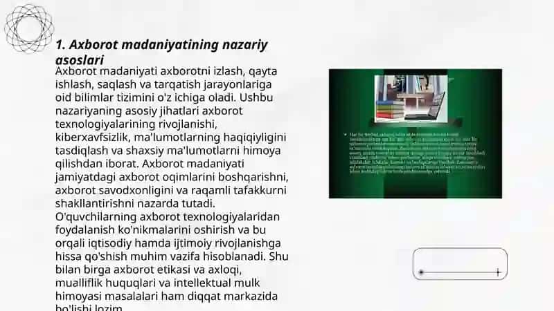 Axborot madaniyati tushunchasining tadrijiyligi va ilmiy asosi 3