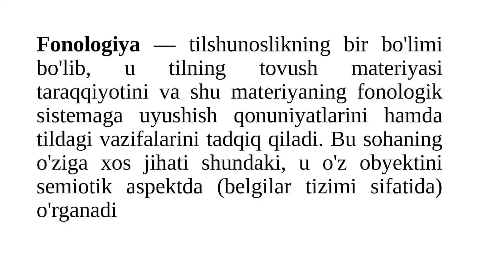 Fonetika va fonologiya. Fonema ottenkalari va ularning turlari 3