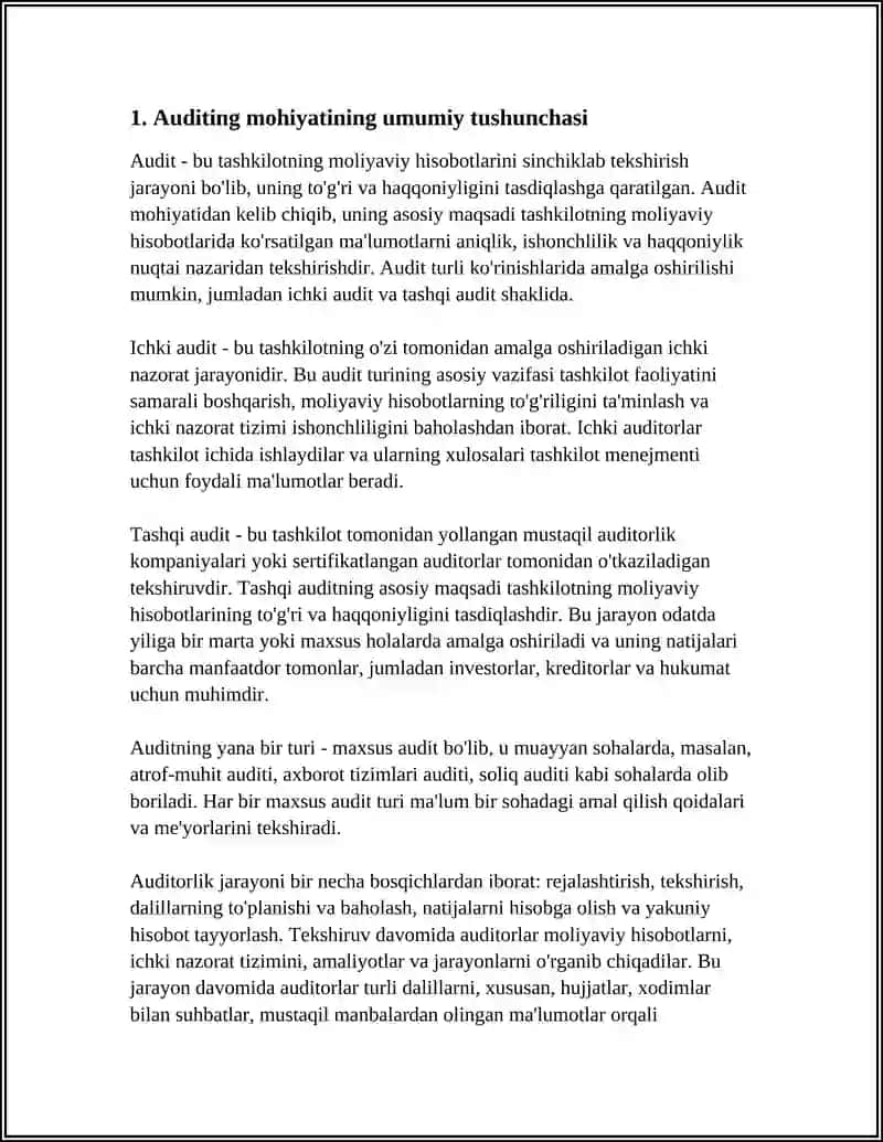 AUDITNING MOHIYATI VA RIVOJLANISH TARIXI 3