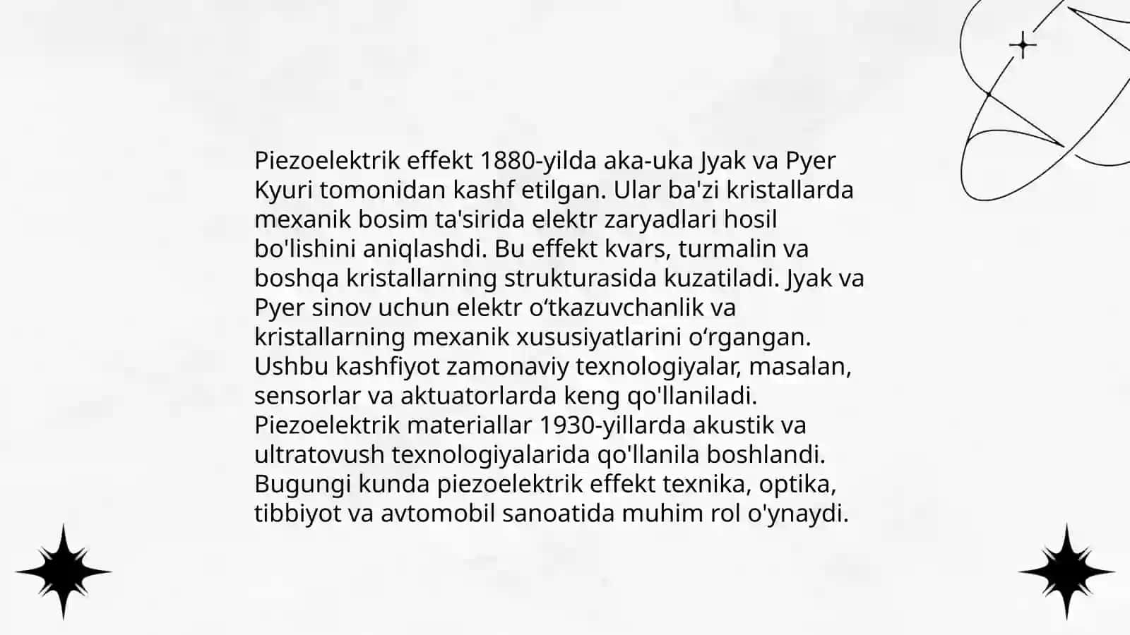 PEZOELEKTRIK EFFEKT VA UNING QO’LLANISHI 3