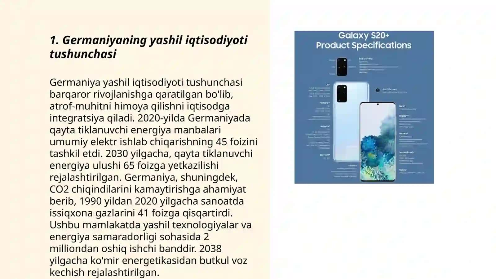 Germaniya yashil iqtisodiyoti haqida slayd 3