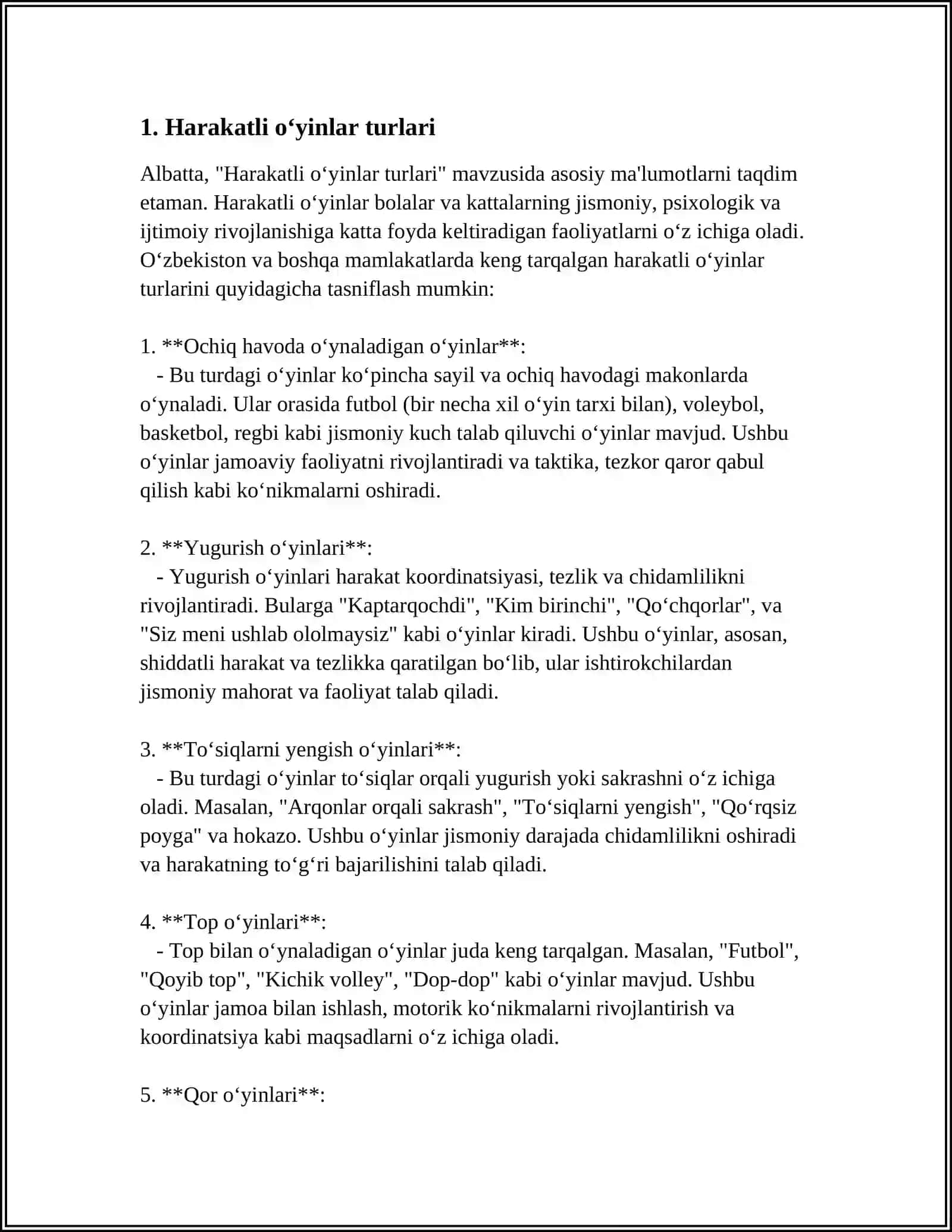 HARAKATLI OʻYINLARNI TASHKIL QILISH VA OʻTKAZISH 3