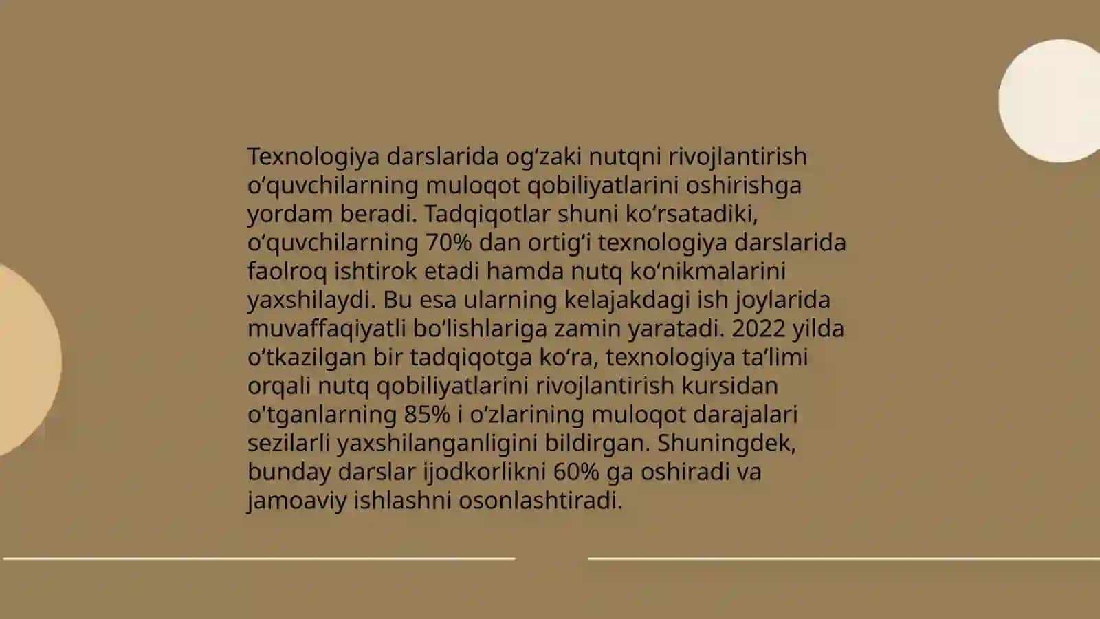 Texnologiya darslarida ogʻzaki nutqni rivojlantirish jarayonida tayanch soʻzlar ustida ishlash 3