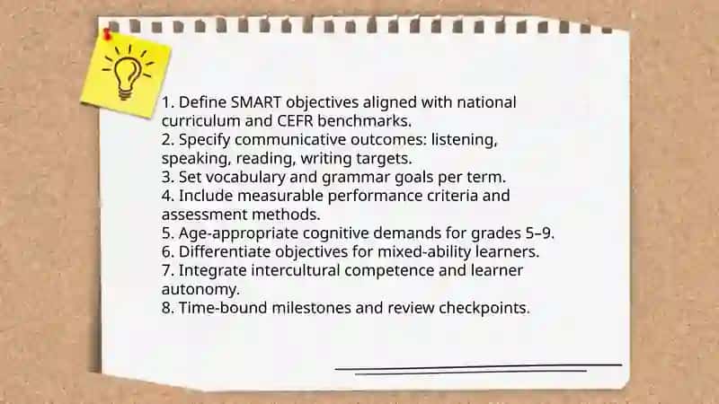 Lesson planning at different stages of foreign language teaching in grades 5–9 3