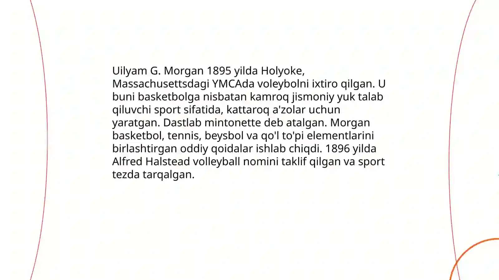 Voleybolning kelib chiqish tarixi 3