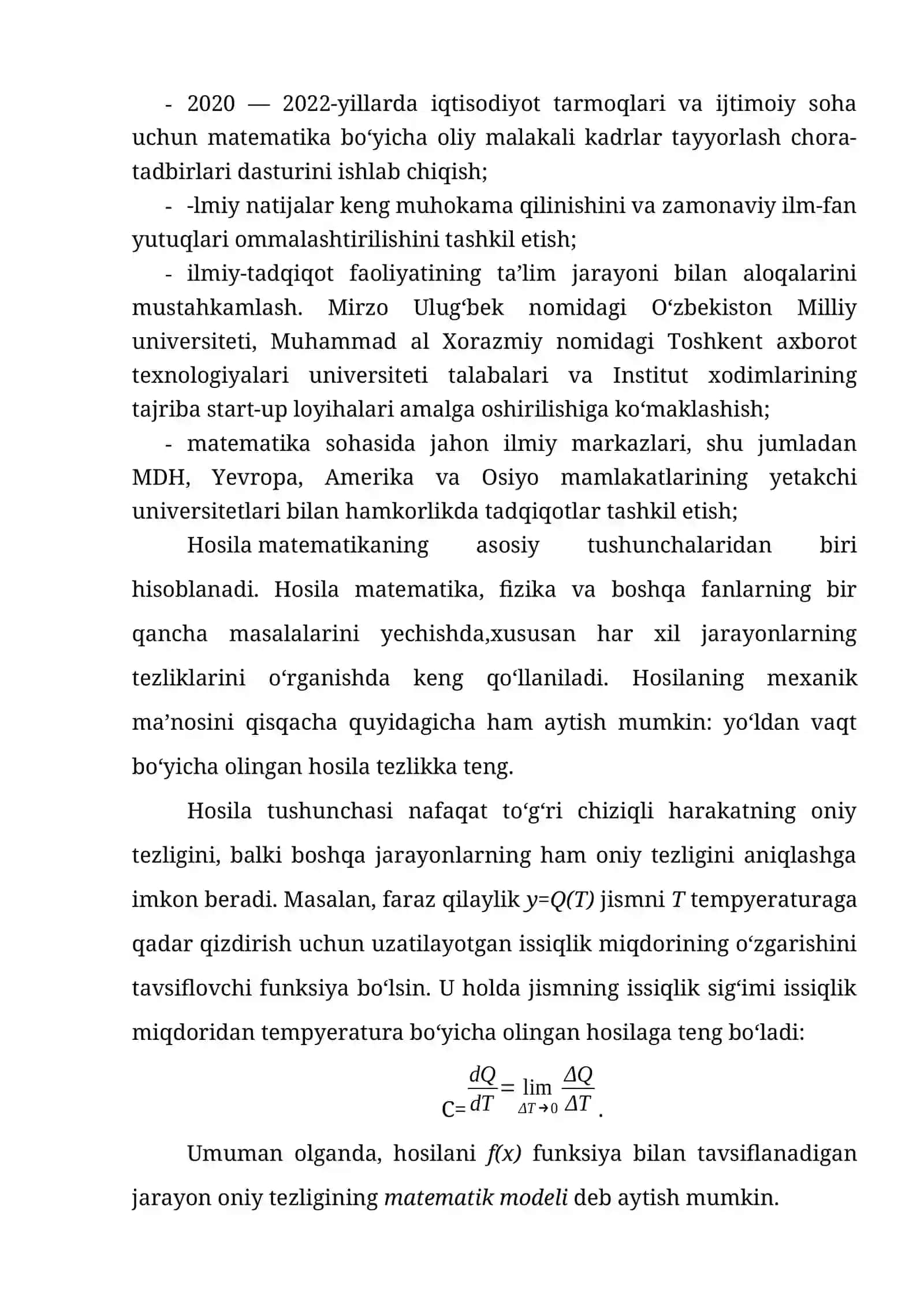 Hosila hisoblash qoidalari 3