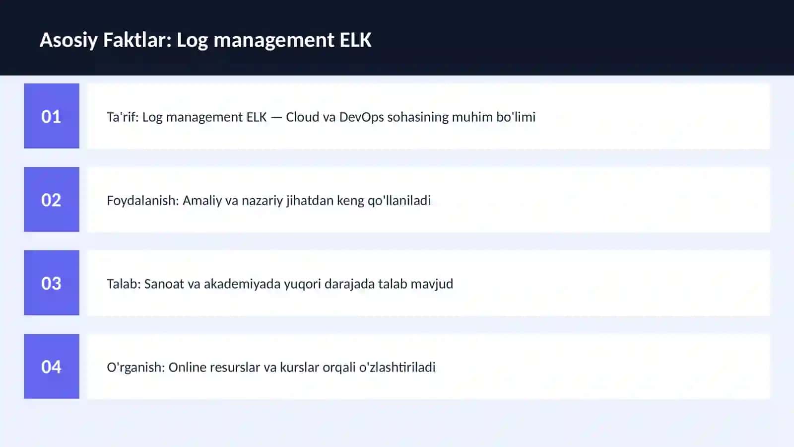 Log management ELK 3