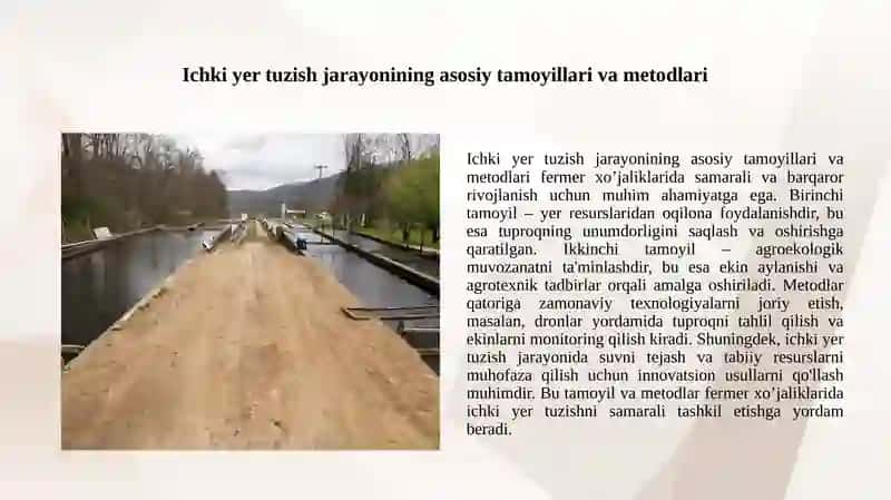 Fermer xo’jaliklarida ichki yer tuzishning xususiyatlari 3