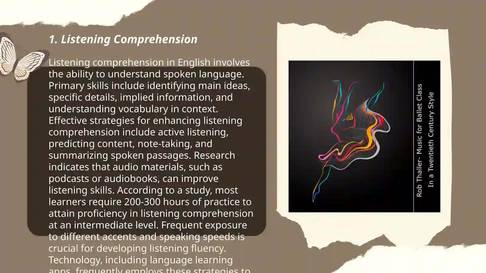 Listening Comprehension Lesson Plan 3