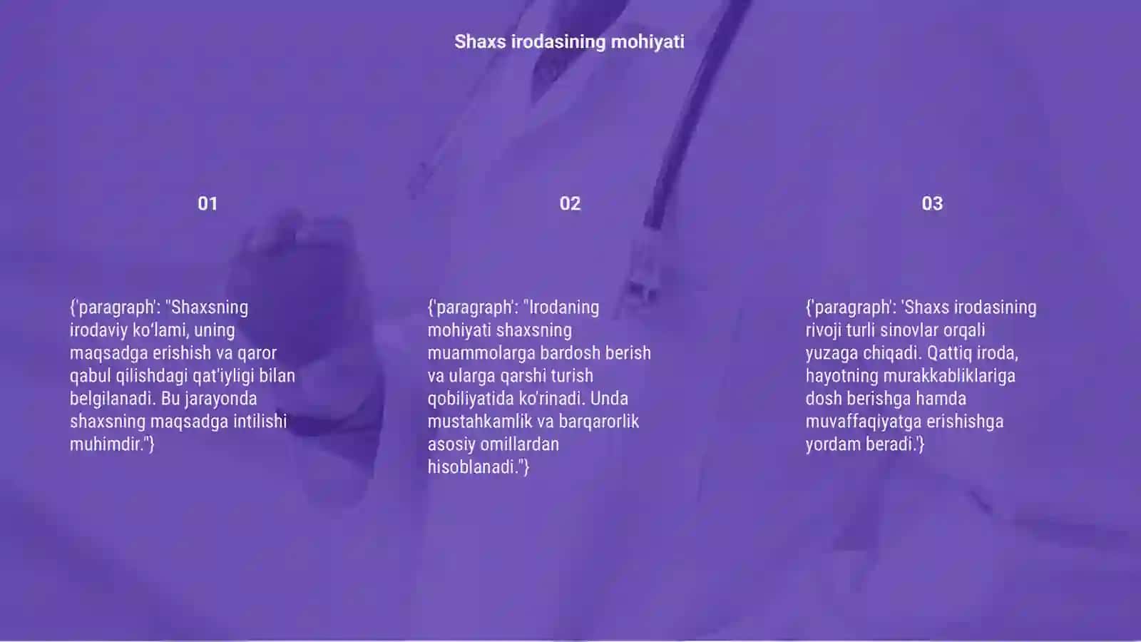 Shaxsning irodaviy koʻlami 3