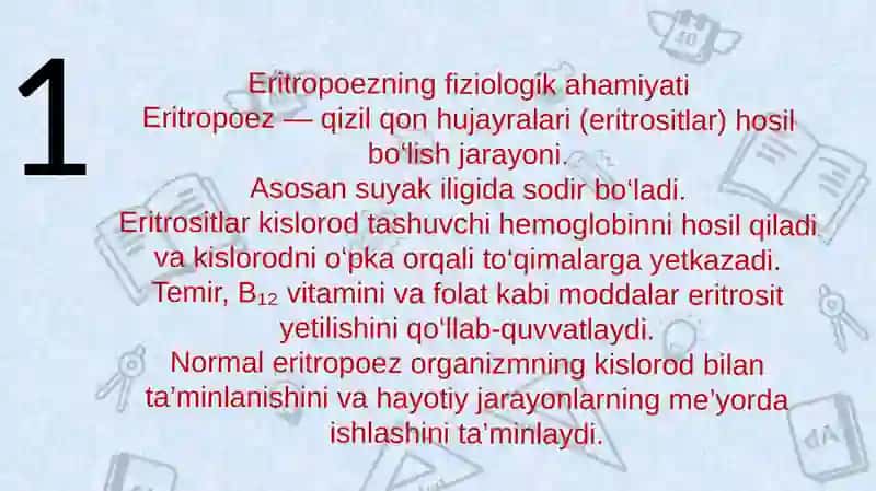 eritropoez va leykopoezga qarshi vositalar 3