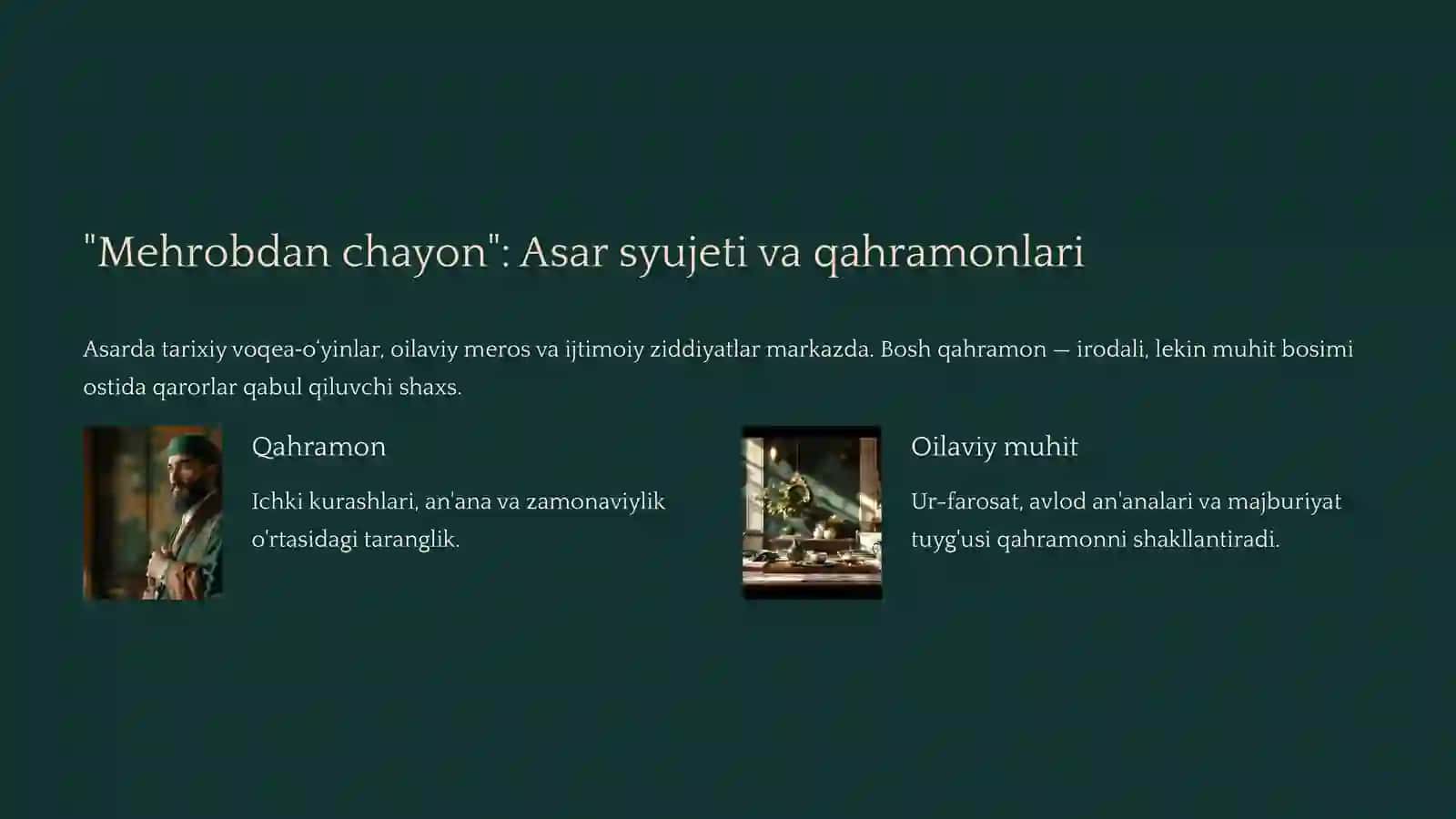 Tarixiy asarlarda muhit va shaxs munosabati talqini 3