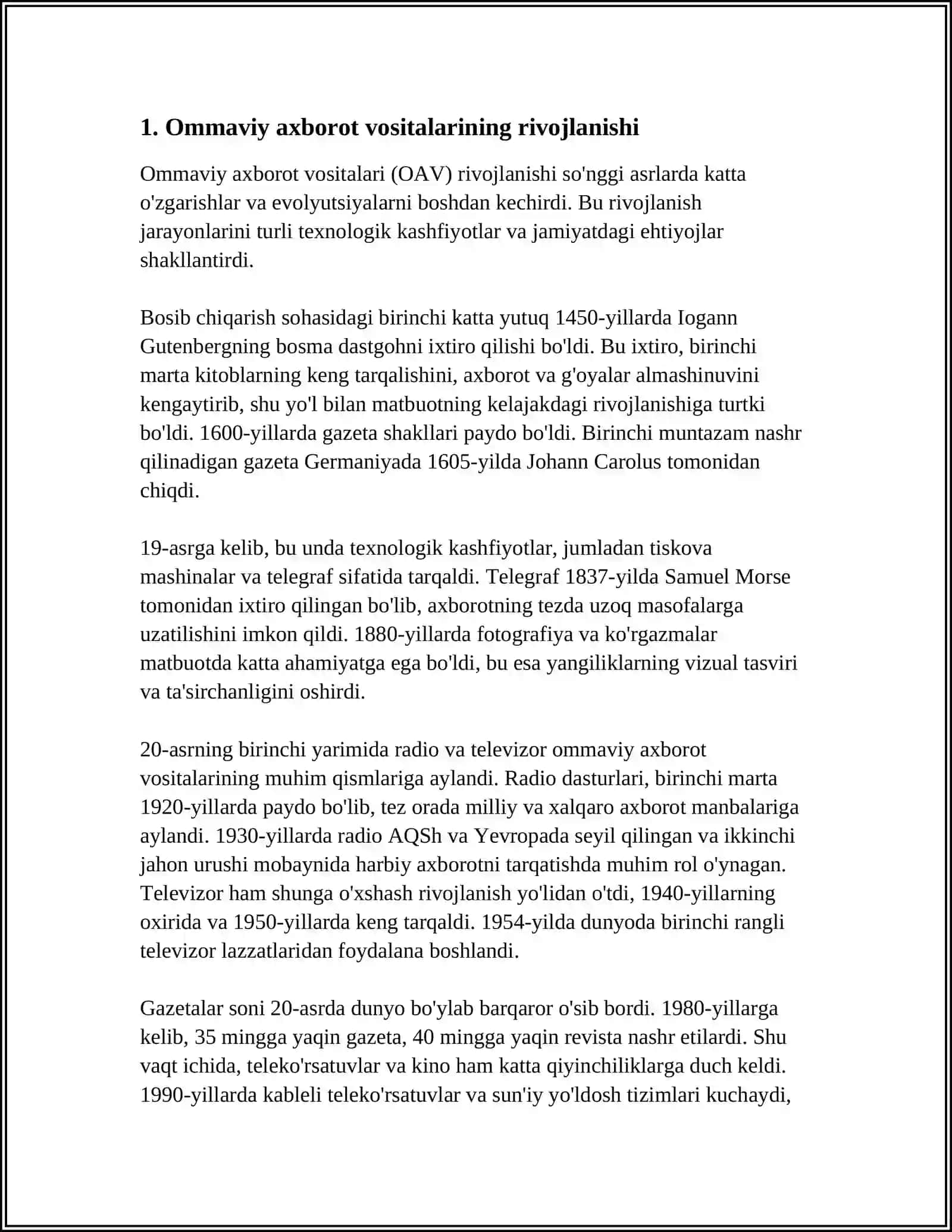 OMMAVIY AXBOROT VOSITALARI 3