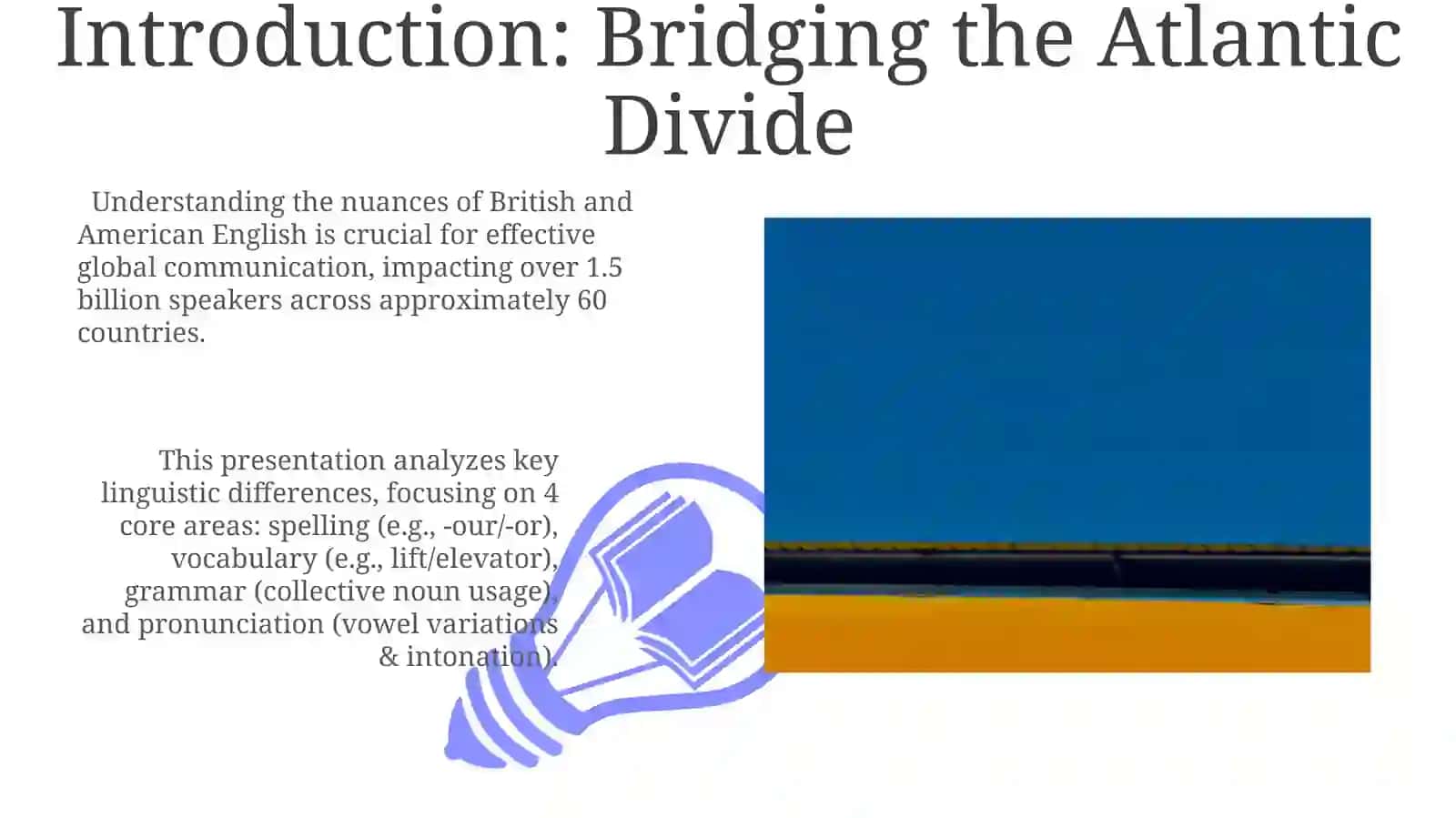 British and American English difference 3