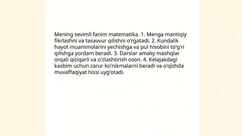 Mening sevimli fanim 3