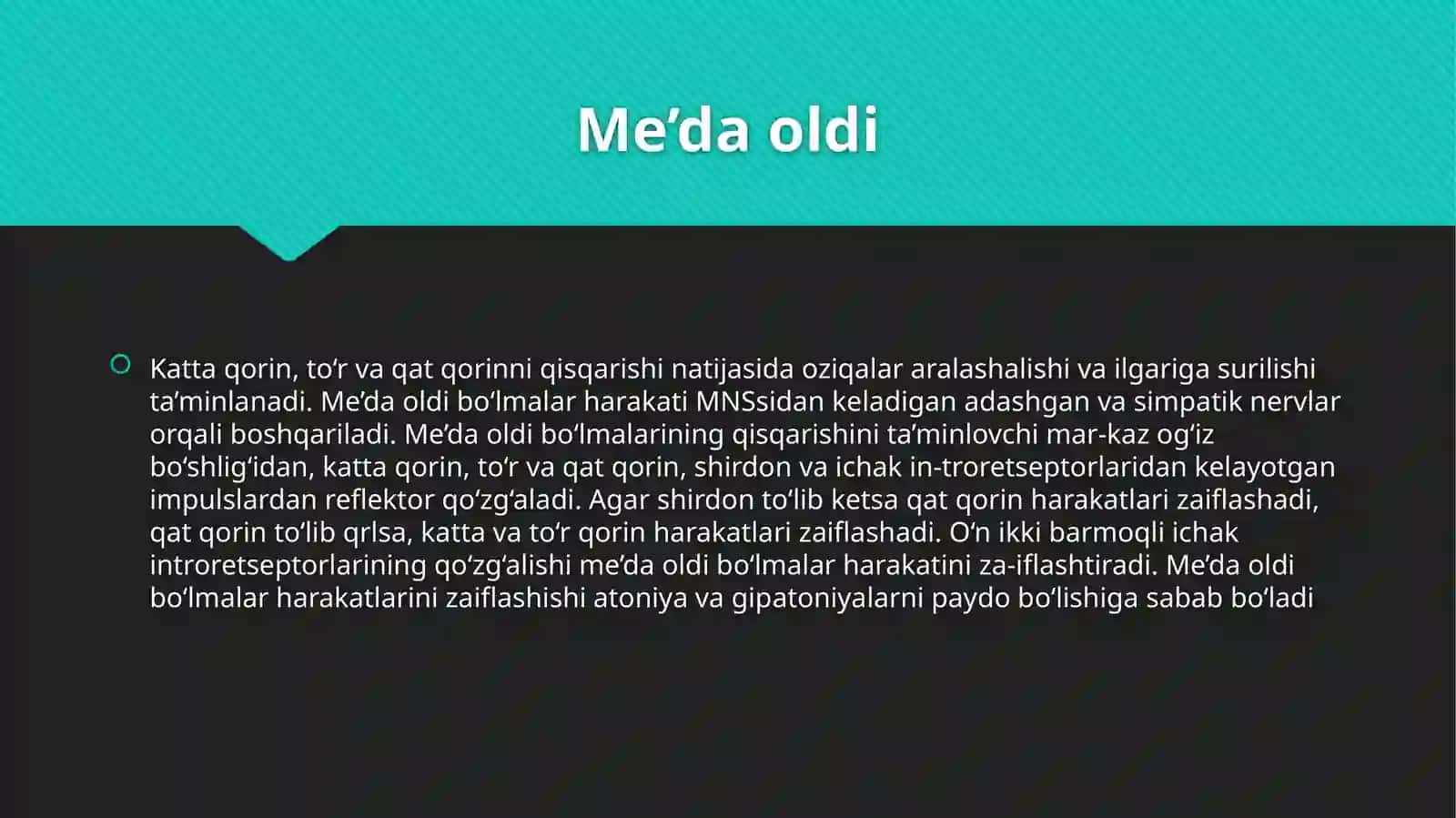Kavsh qaytaruvchi hayvonlarning me’da oldi bo‘limlarida oziqa hazmining buzilishi 3