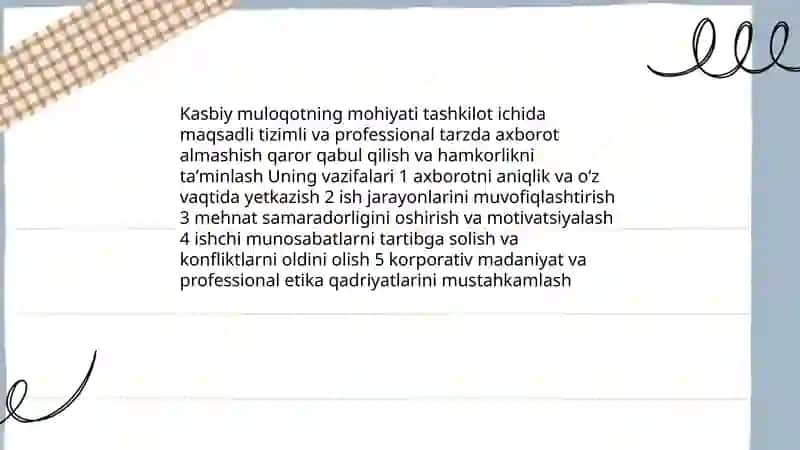 Kasbiy muloqot uslubiyati va mohiyati 3