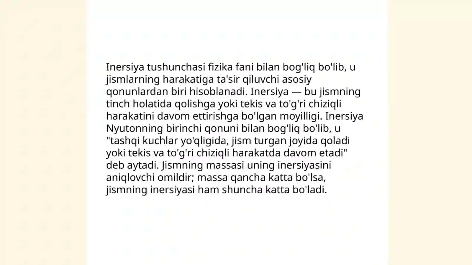 Inersiya kúshleri 3