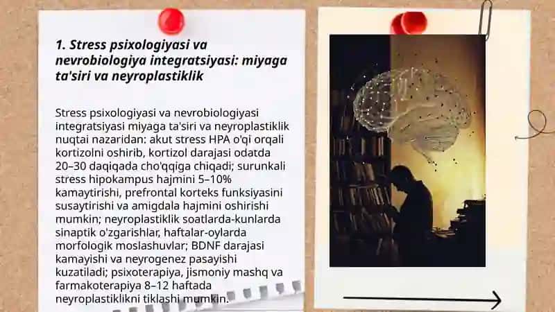 Stress psixologiyasining fanlararo integratsiyasi 3