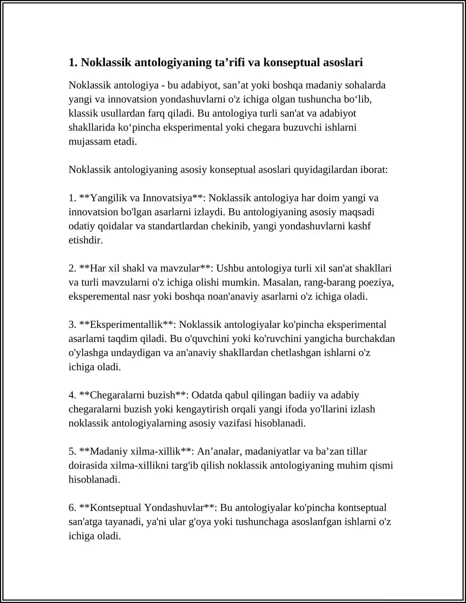 Noklassik antologiyalar 3