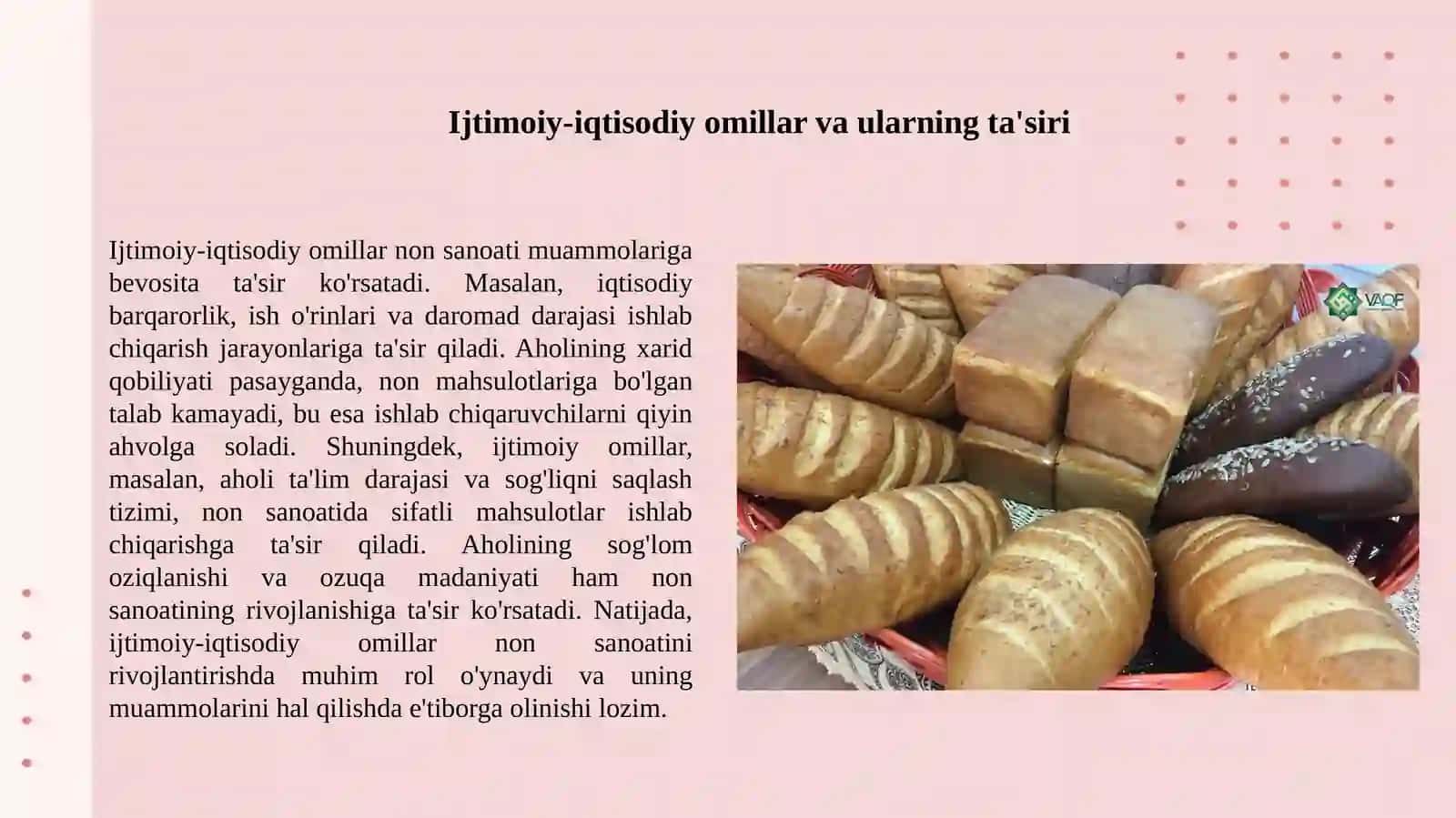 Non sanoati  muammolari va qisqacha tarifi 3