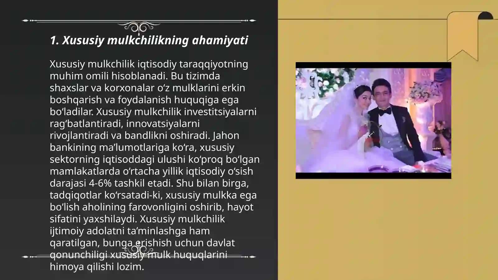 Xususiy mulkchilikning tarmogʻini kengaytirish 3