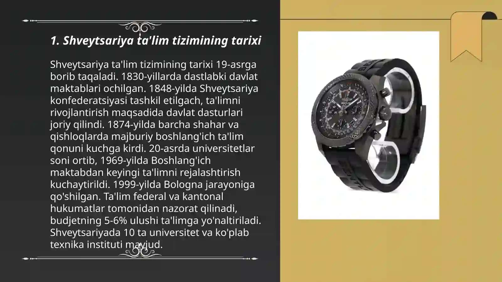 Shveytsariya ta‘lim tizimi 3