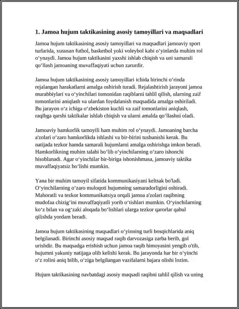 JAMOA HUJIM TAKTIKASIGA ORGATISH 3