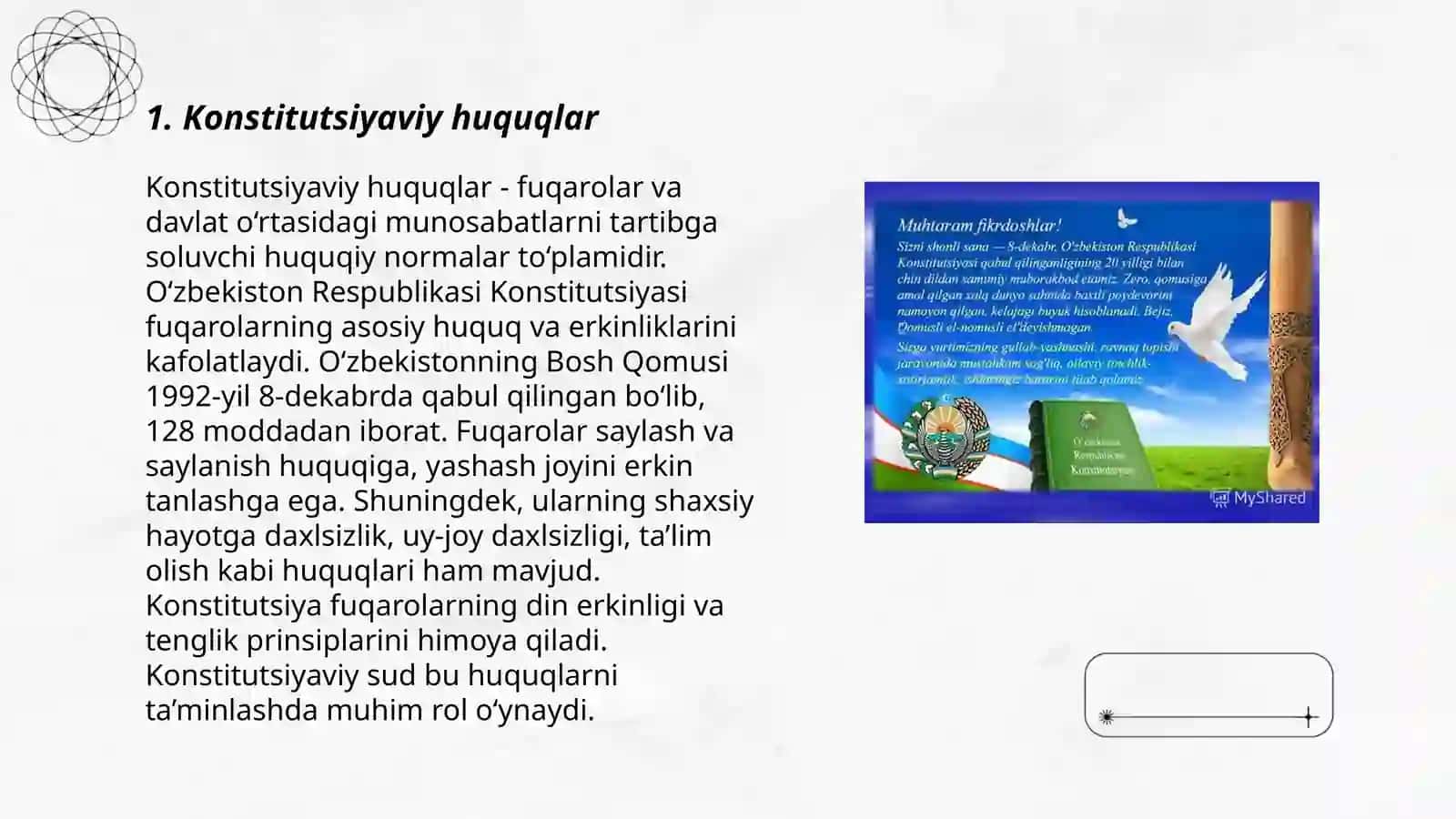 4-MT. Konstitutsiya va qonun ustunligi 3