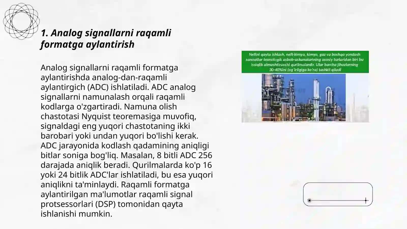 Analogli signallarni qayta ishlash 3