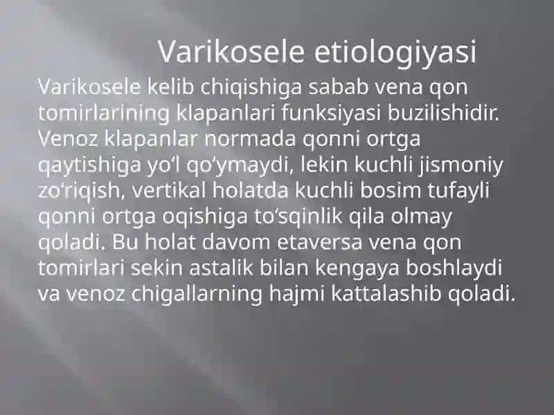 Varikosele 3