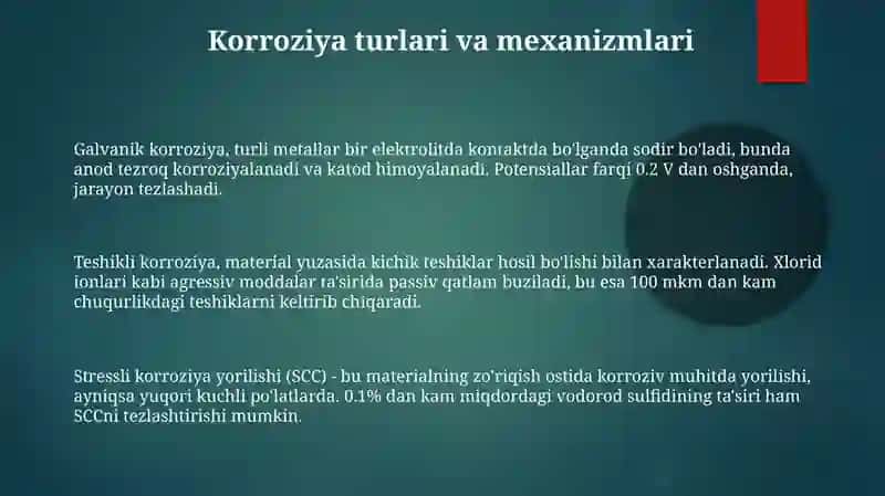 Korroziyaniyoʻqotishusuli 3
