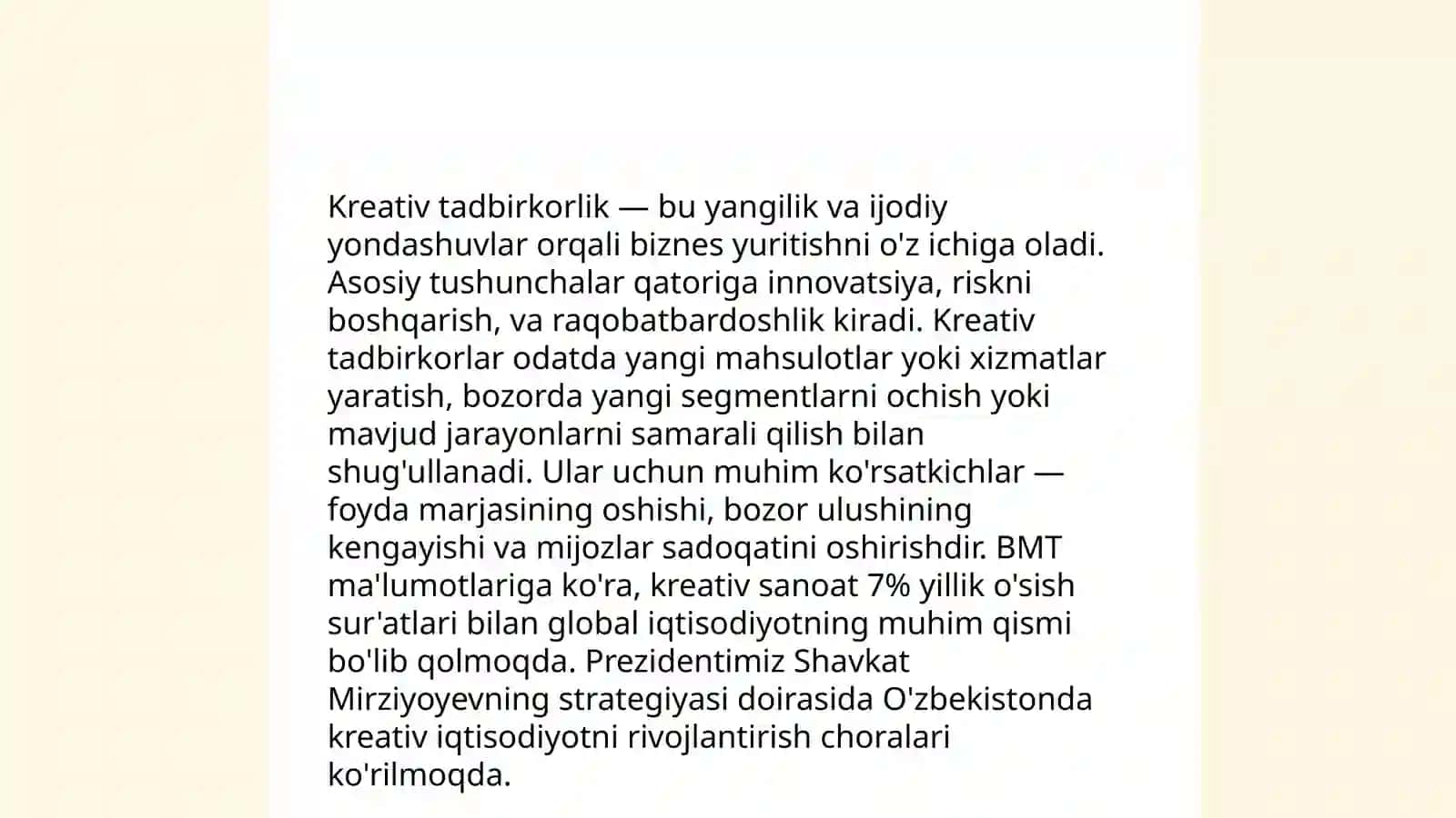 Kreativ tadbirkorlik 3