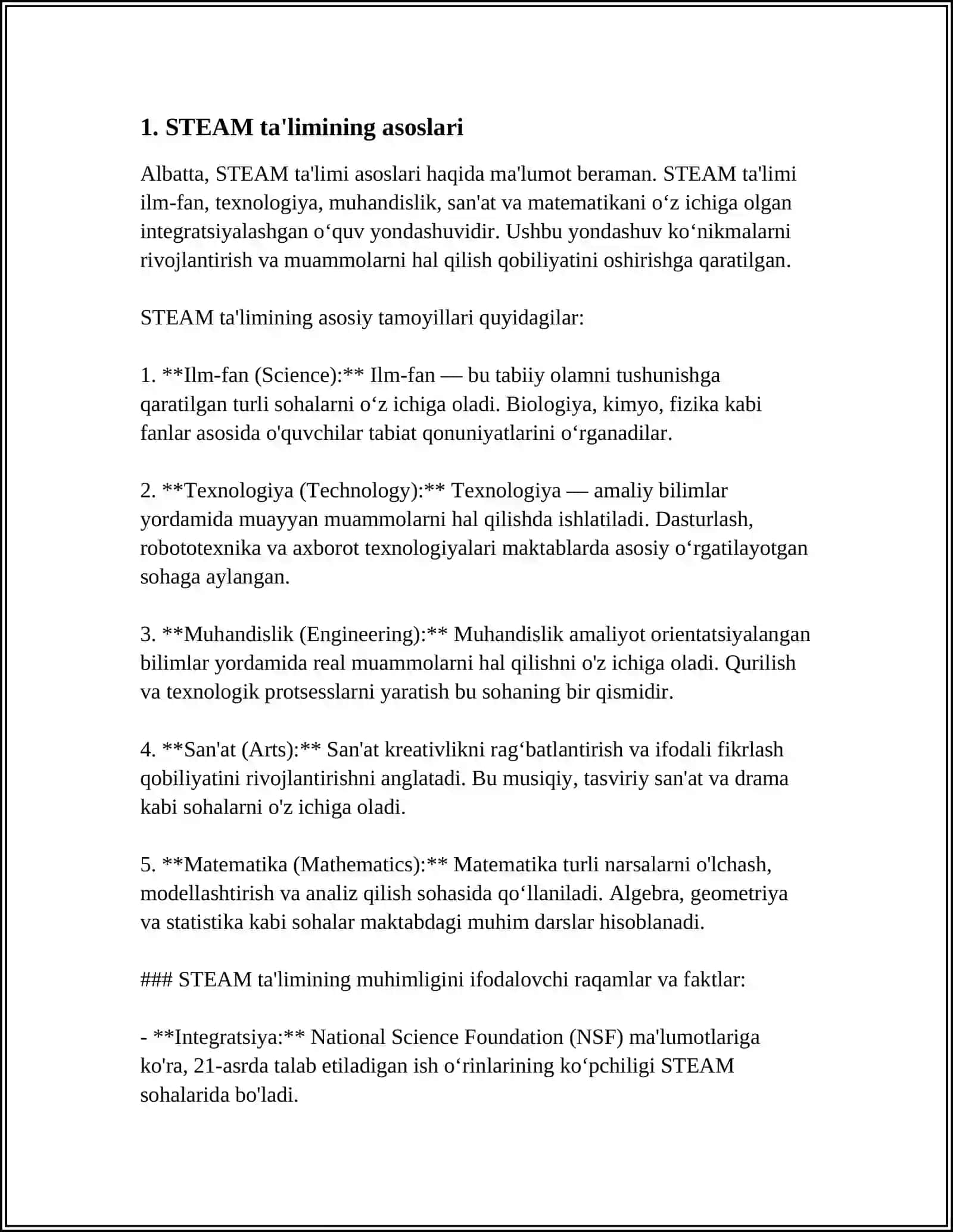 O‘ZBEKISTONDA STEAM TALIMINING RIVOJLANISHI 3