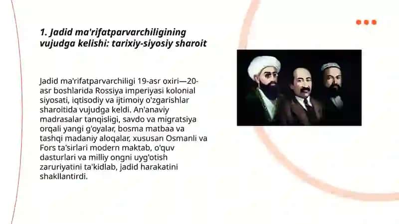 Jadid ma'rifatparvarchiligi, milliy tarbiyaning asos 3
