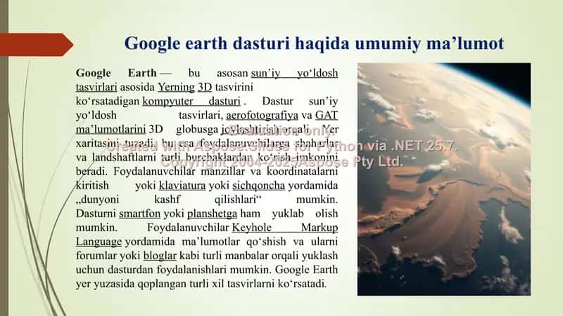 Google earth dasturi 3