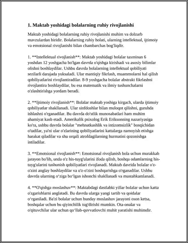 MAKTAB YOSHIDAGI BOLALARNING RUHIY VA JISMONIY HOLATINING ÒZIGA XOS HUSUSIYATLARI 3